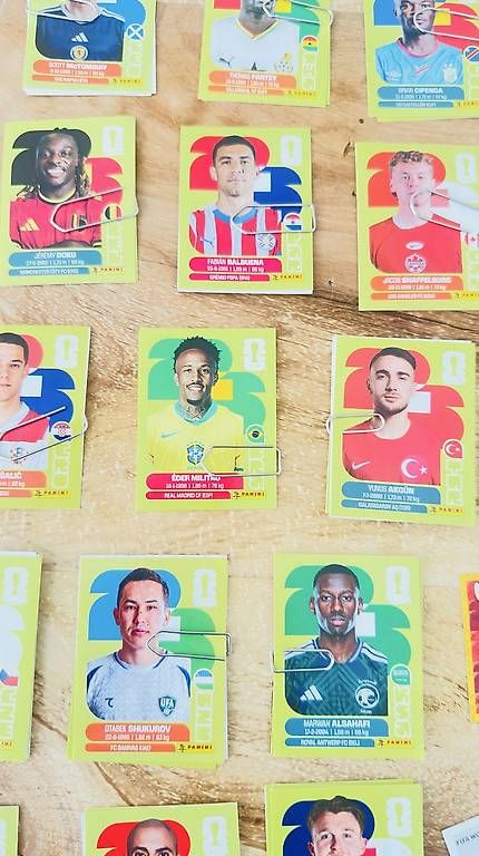 Panini Alben: Figurine Panini 2026 giocatori assortiti – Gebraucht aus Binz von Meryfranco