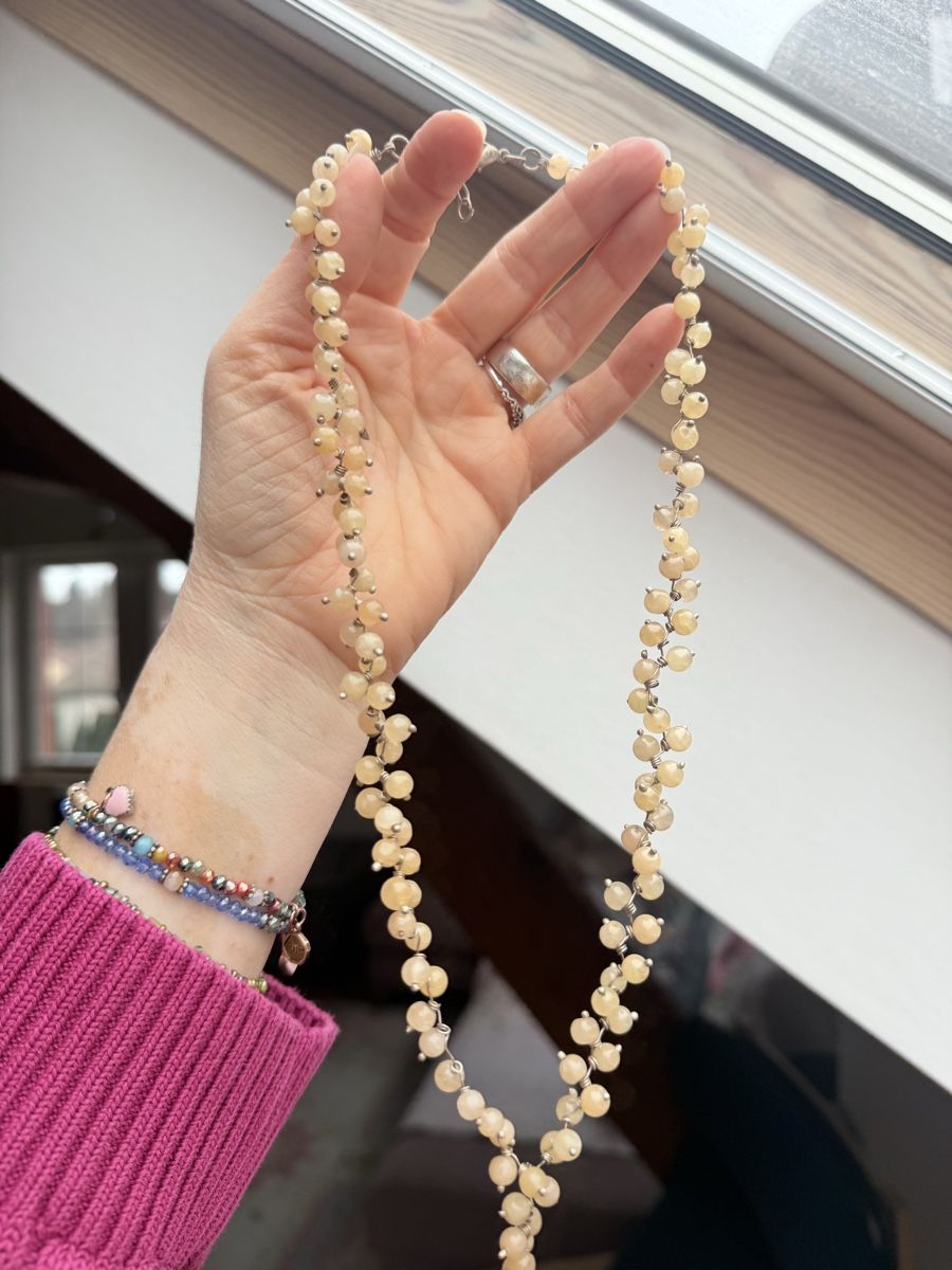 Catenine: Helle Orangen Chalzit Kette NEU – Nuovo e nell'imballaggio originale da Basel venduto da Chili007 4