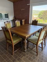 Antique Oak Dining table and Chairs set