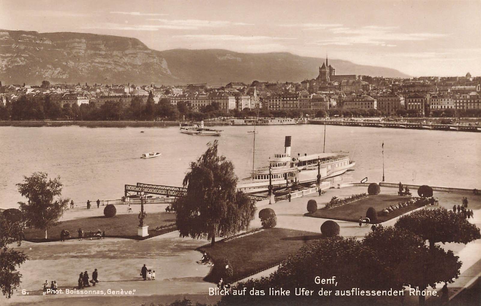 Cartoline postali: Geneve  Battello Boot Schiff – Usato da Biasca venduto da Blenio71