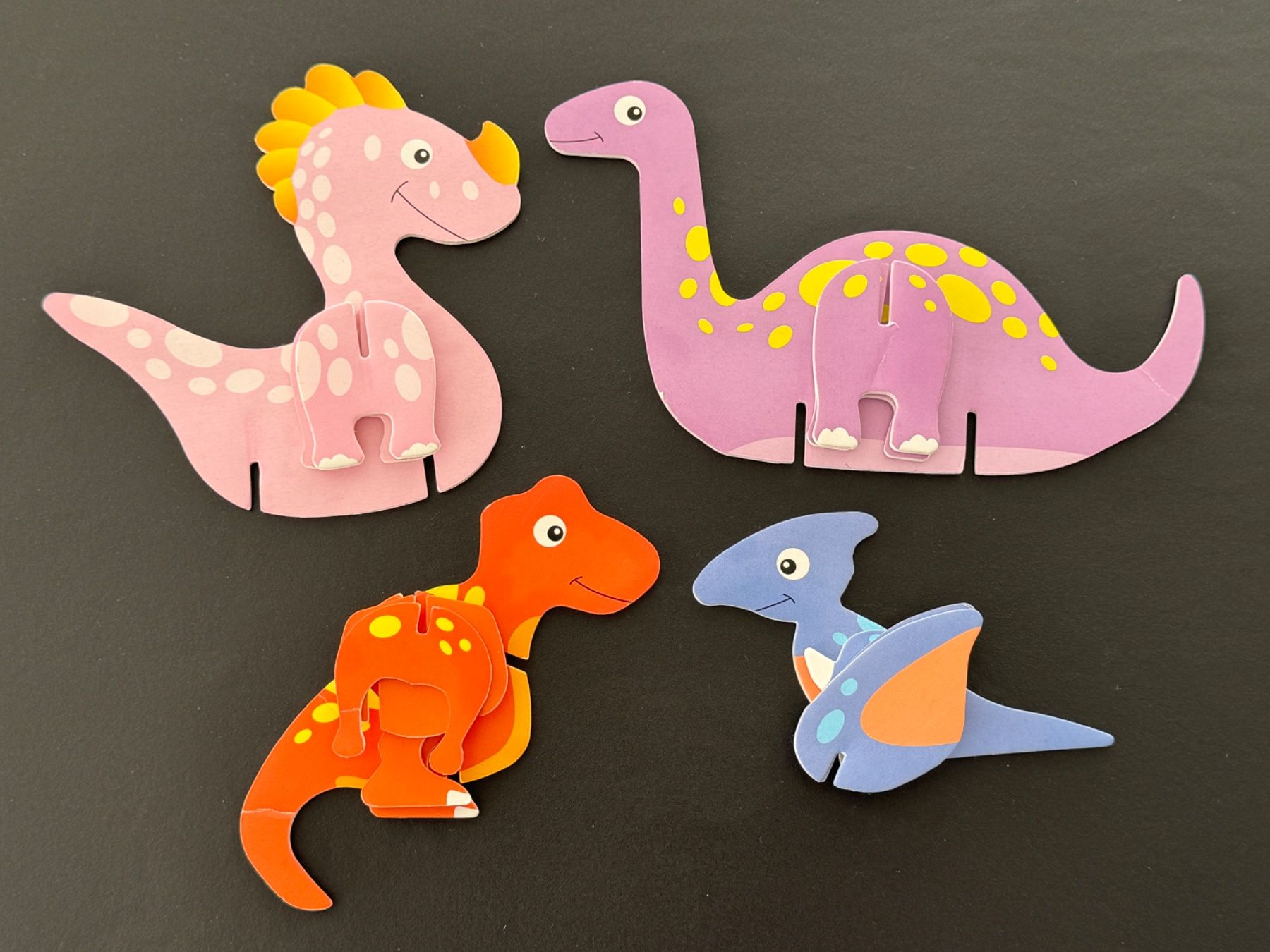Puzzle: 4 süsse Dinosaurier 3D Puzzle – Usato da Zollikon venduto da Krenapf 2