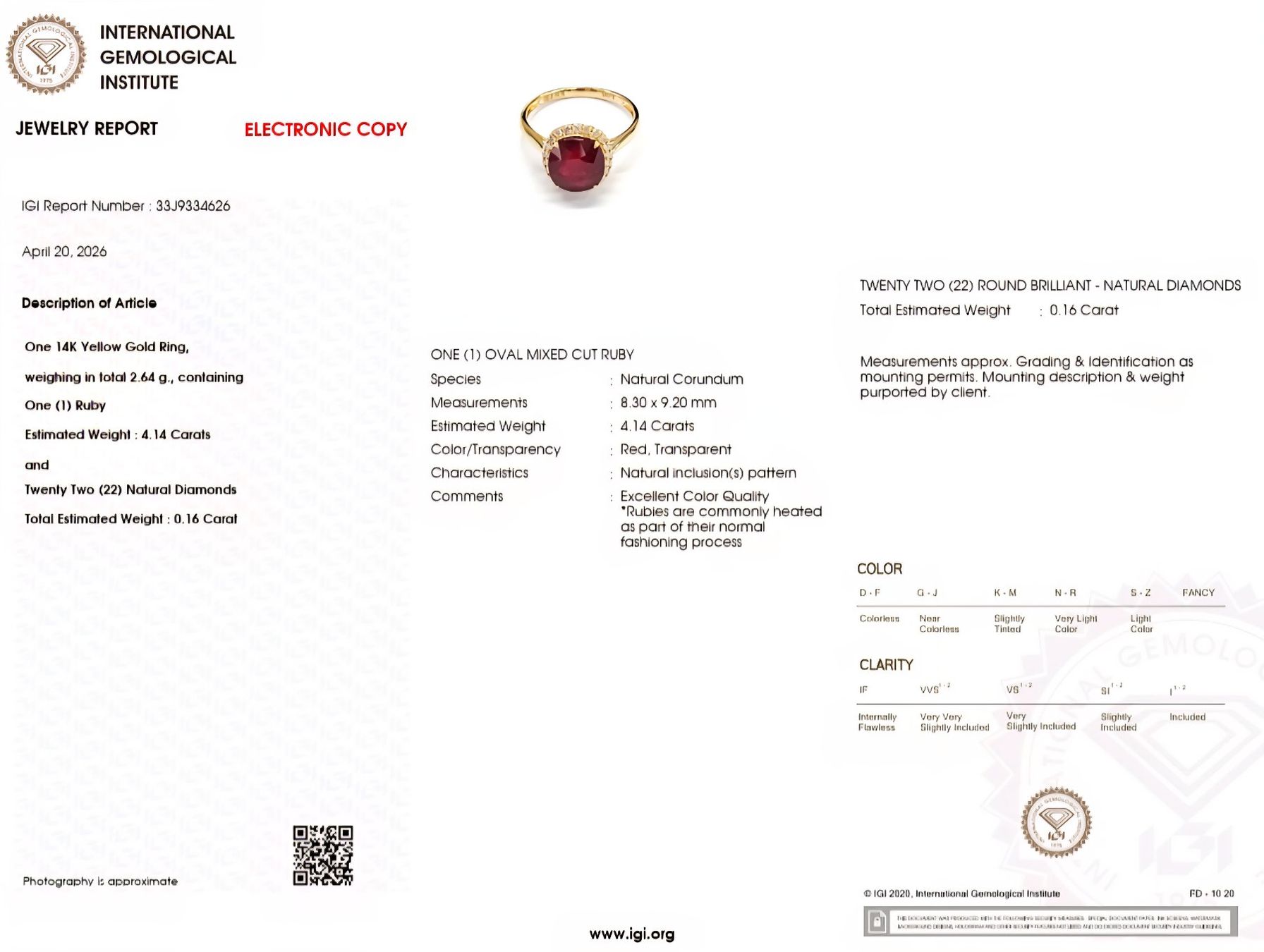 Bagues: 4.30tcw Rubin-Ring 14k Gelbgold – Neuf avec emballage d'origine à Illnau par Juwelier_Mahler_GmbH 5