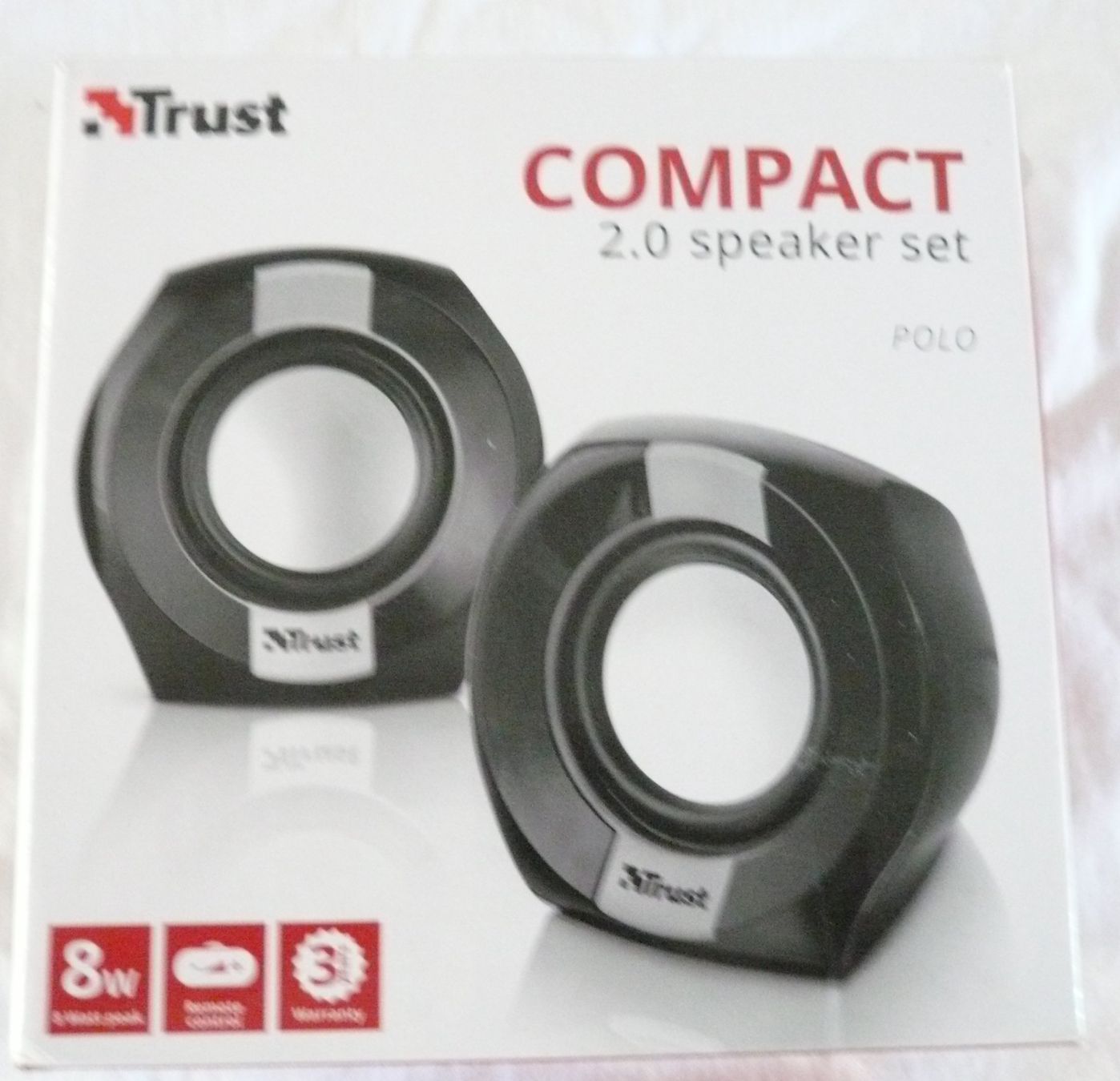 Trust Casse acustiche: Trust Compact 2.0 speaker set, kompaktes USB-betriebenes – Nuovo e nell'imballaggio originale da Rotkreuz venduto da Busa17