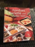Fondues Raclette und heisser Stein