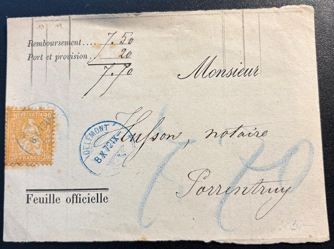Tous les timbres: Schweizer Briefmarke Ausschnitt – D'occasion à Nidau par sch_l8zp