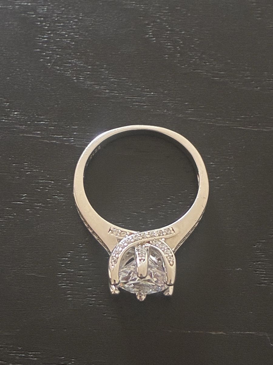 Ringe: Bague Solitaire Argent 925 & Zirconium (Taille 52) – Gebraucht aus Praz (Vully) von Footzone.ch 1