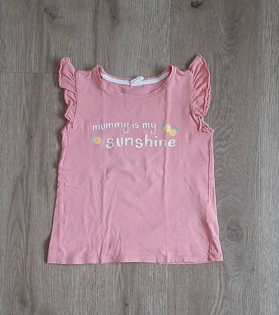 Herziges Top rosa Gr. 98 von H&M