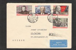 CCCP Russland - St. Gallen  , gel. 22.4. 1960