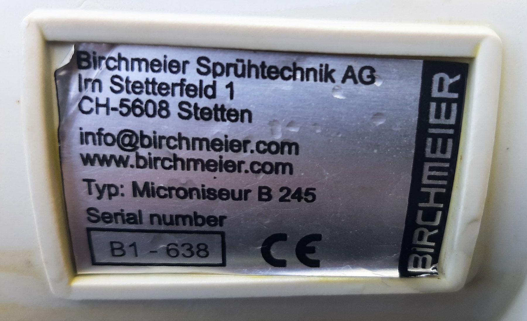 Tecnologia medica: Rückensprühgerät Birchmeier – Usato da Grenchen venduto da BHK 2