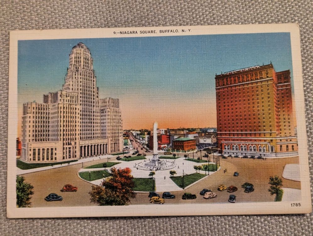 Postkarte USA 1950 Buffalo Niagara Square | Kaufen auf Ricardo