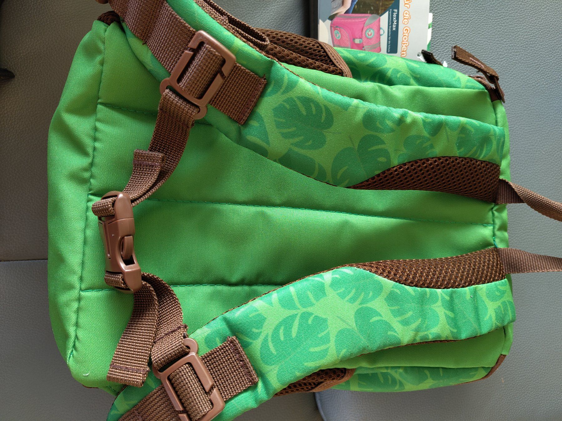Borse & Zaini: Scooli Kindergarten Rucksack Grün Affe Neu Brustgurt – Nuovo e nell'imballaggio originale da Leuggern venduto da Pummi19 3
