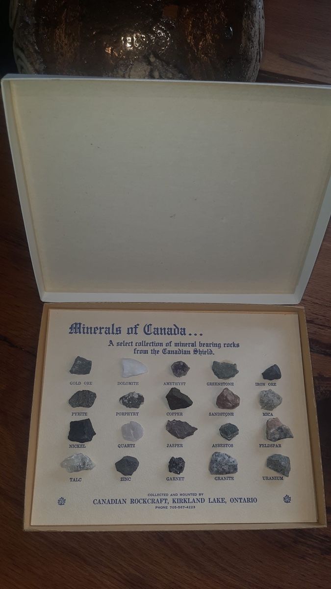 Minerali & Pietre curative: Mineraliensammlung aus Kanada – Usato da Zofingen venduto da goblin99