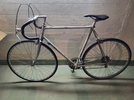 Vintage Rennvelo Stahl Shimano 2x6 fahrbereit ca. 58cm