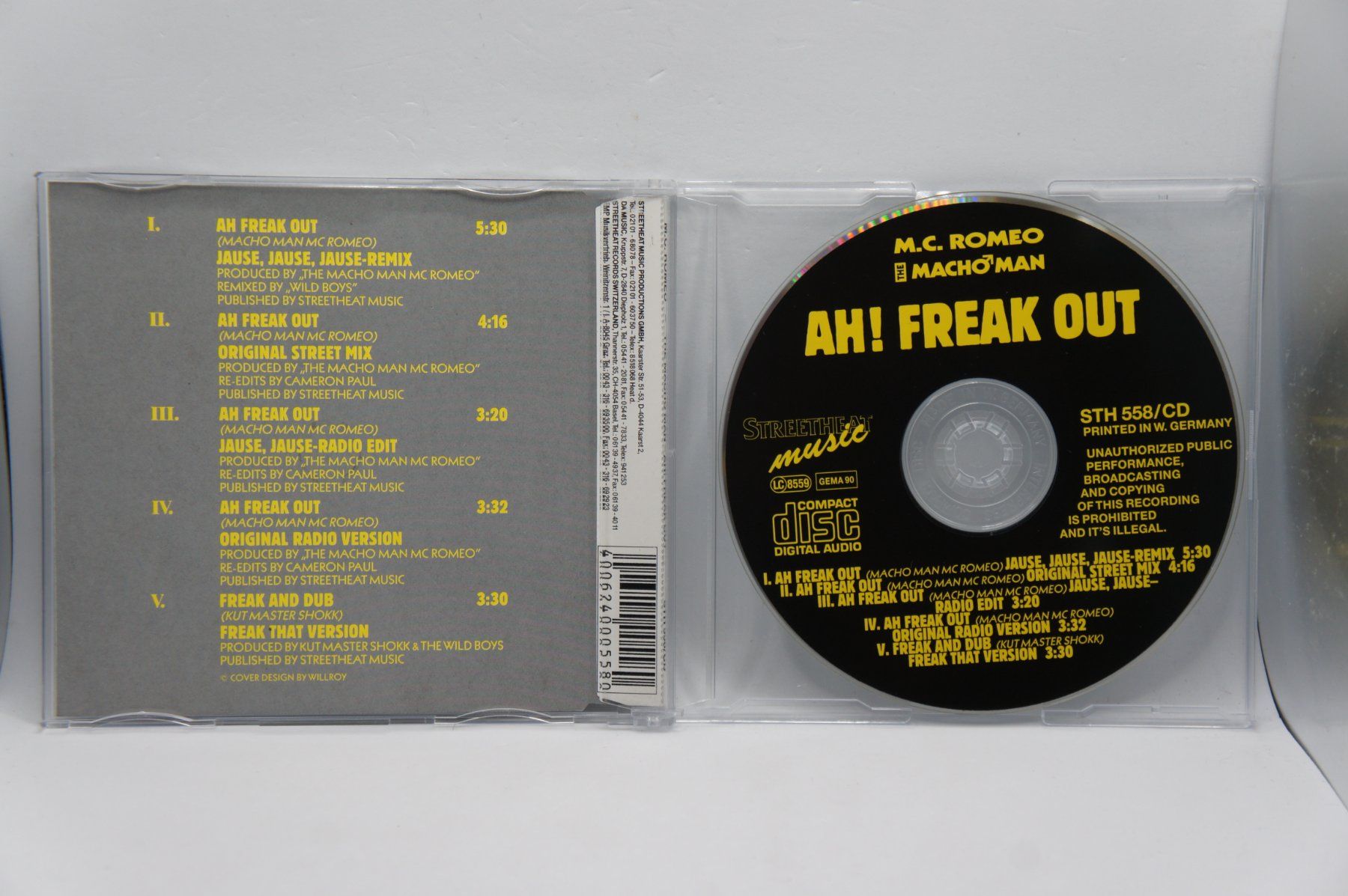 CD: Maxi CD The Macho Man MC Romeo - AH Freakout – Usato da Ernetschwil venduto da luisvonerni 1
