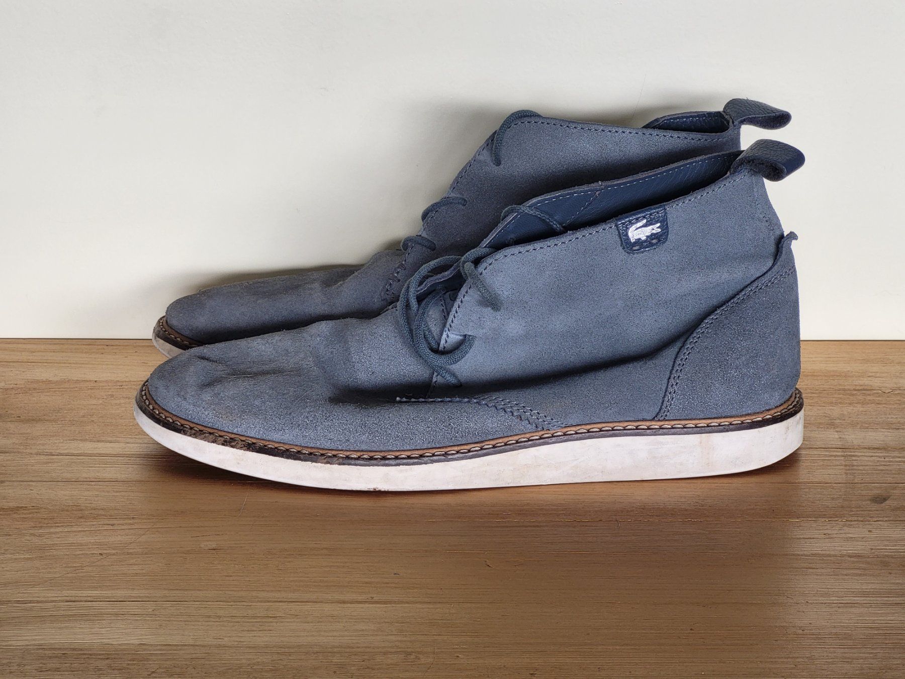 Lacoste Scarpe da uomo: Lacoste Lederschuhe blau – Usato da Dübendorf venduto da PrinceTamino 1