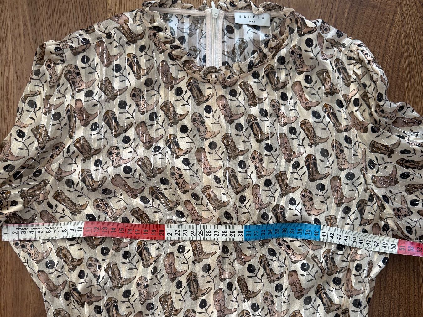 Sandro Vestiti: Sandro Seidenkleid Grösse 42 – Usato da Nidau venduto da Preloved_Nidau 3