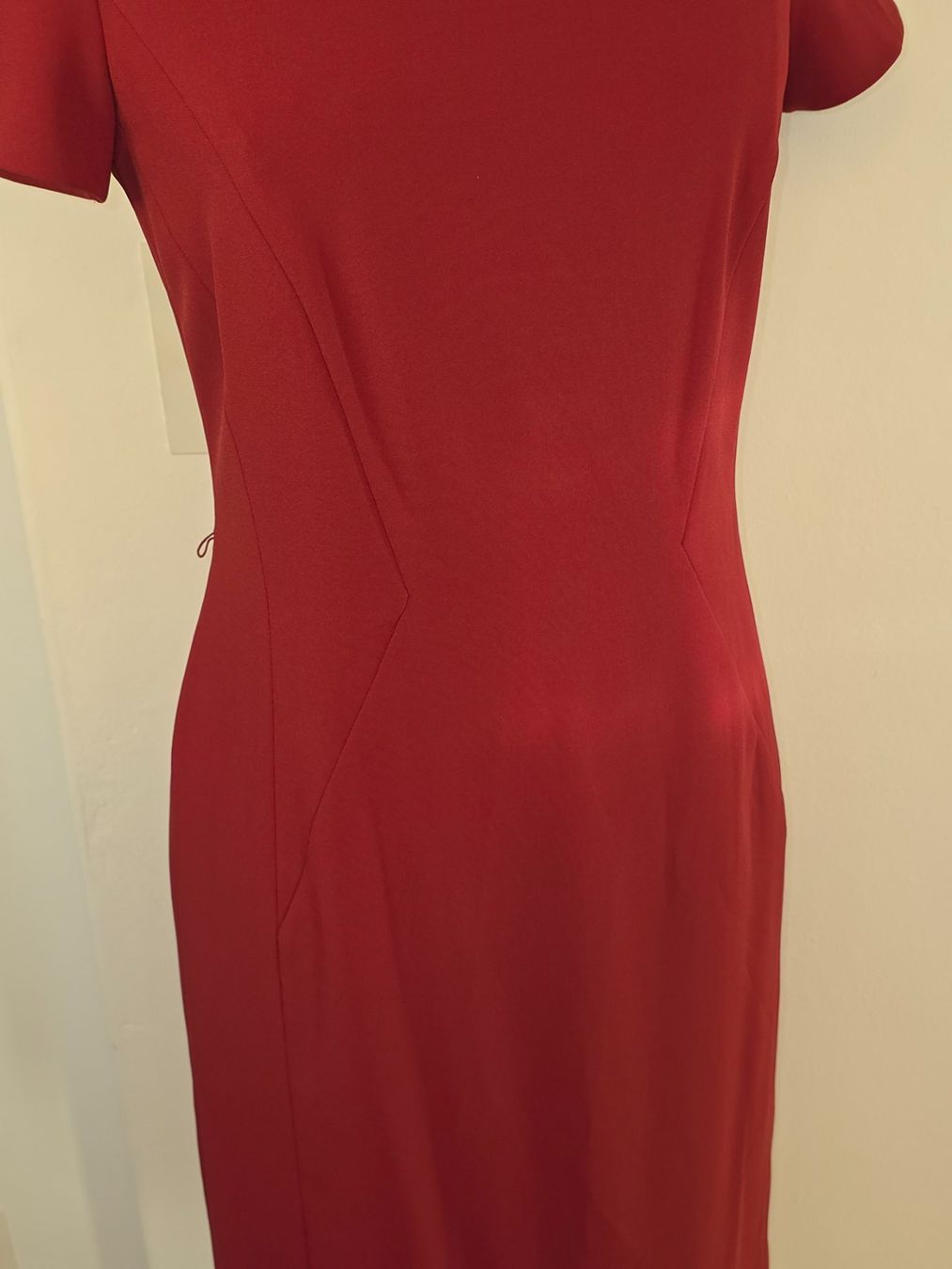 Esprit Kleider: XS 34 ESPRIT blutrotes elegantes ETUIKLEID stretch – Neu (gemäss Beschreibung) aus Dürnten von Bachtelsurfer 5