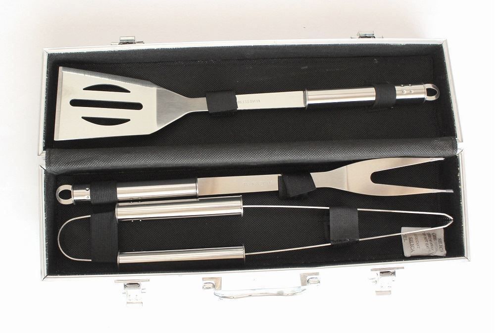 Set di posate: Grillbesteck Koffer 3-teilig – Nuovo (secondo la descrizione) da Schlatt TG venduto da mavo85