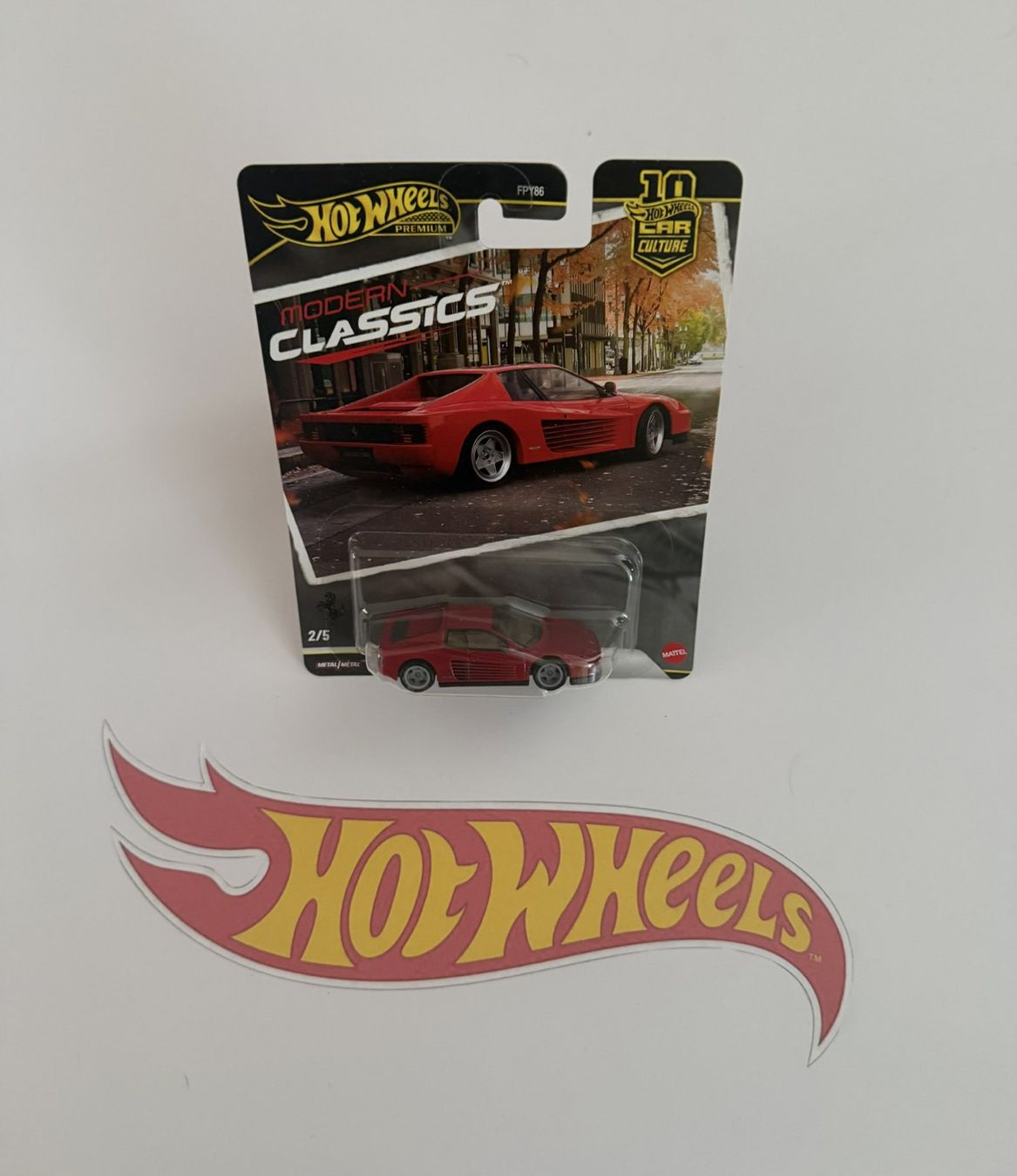 Hot Wheels Voitures modèles: Hot Wheels Premium Ferrari Testarossa – Neuf avec emballage d'origine à Luzern par qui_25zt