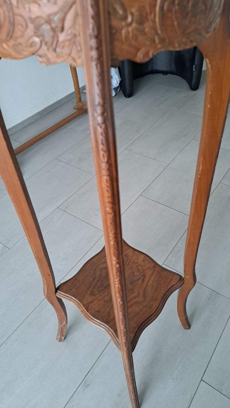Altro per la casa: Antike Blumensäule Sellette um 1910 mit Marmorplatte – Usato da Giebenach venduto da stephta 3