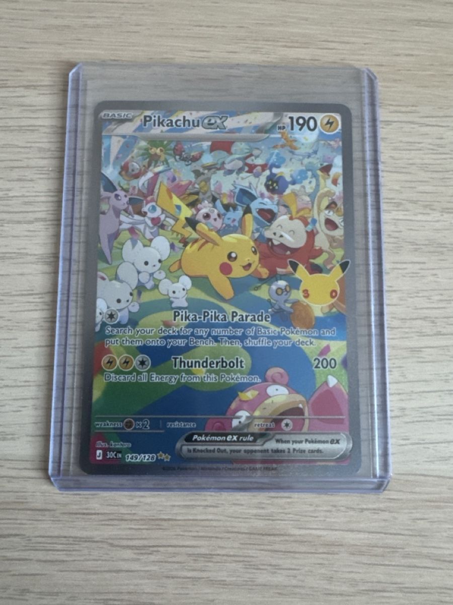 Pokémon Sammelbilder & Trading cards: Pokemon 30th anniversary Pikachu EX – Gebraucht aus Ostermundigen von Devrim_1994
