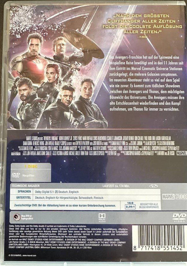 Tutti i DVDs: The Avengers 1 bis 4 Komplett – Usato da Beringen venduto da Mantafisch1 8