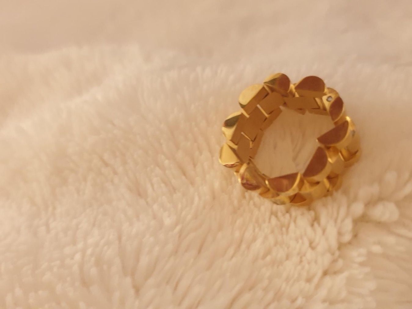 Anelli: Ring - Gliederkette - Grösse: 9 - Umfang: ca. 59.5 mm – Nuovo e nell'imballaggio originale da Würenlos venduto da JRP_71 4