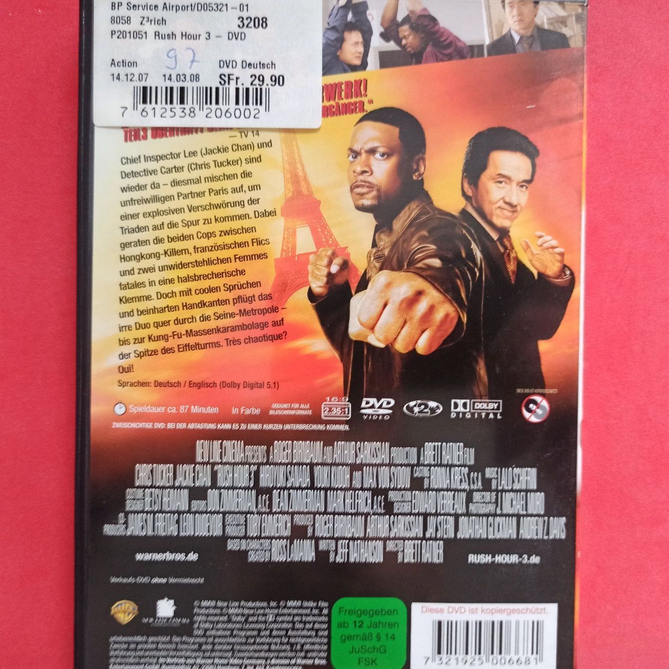 Tutti i DVDs: Rush Hour 3 – Usato da Dübendorf venduto da kb86_MOVIE 1