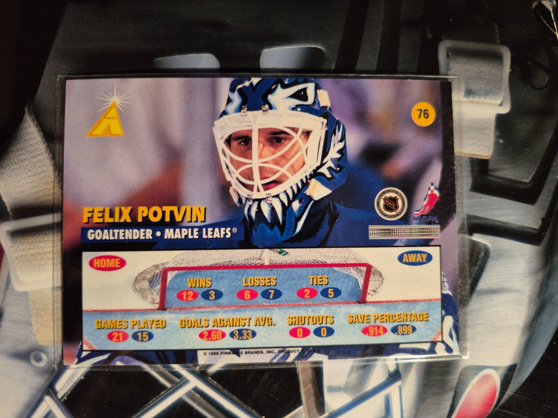 NHL Sammelbilder & Trading cards: NHL Felix Potvin Toronto Maple Leafs – Gebraucht aus Treiten von Sauber73 1