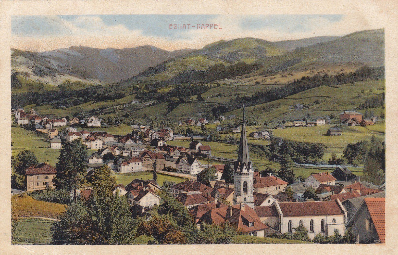Cartoline postali: Ebnat - Kappel  1912 – Usato da Cormoret venduto da Pascalll2001
