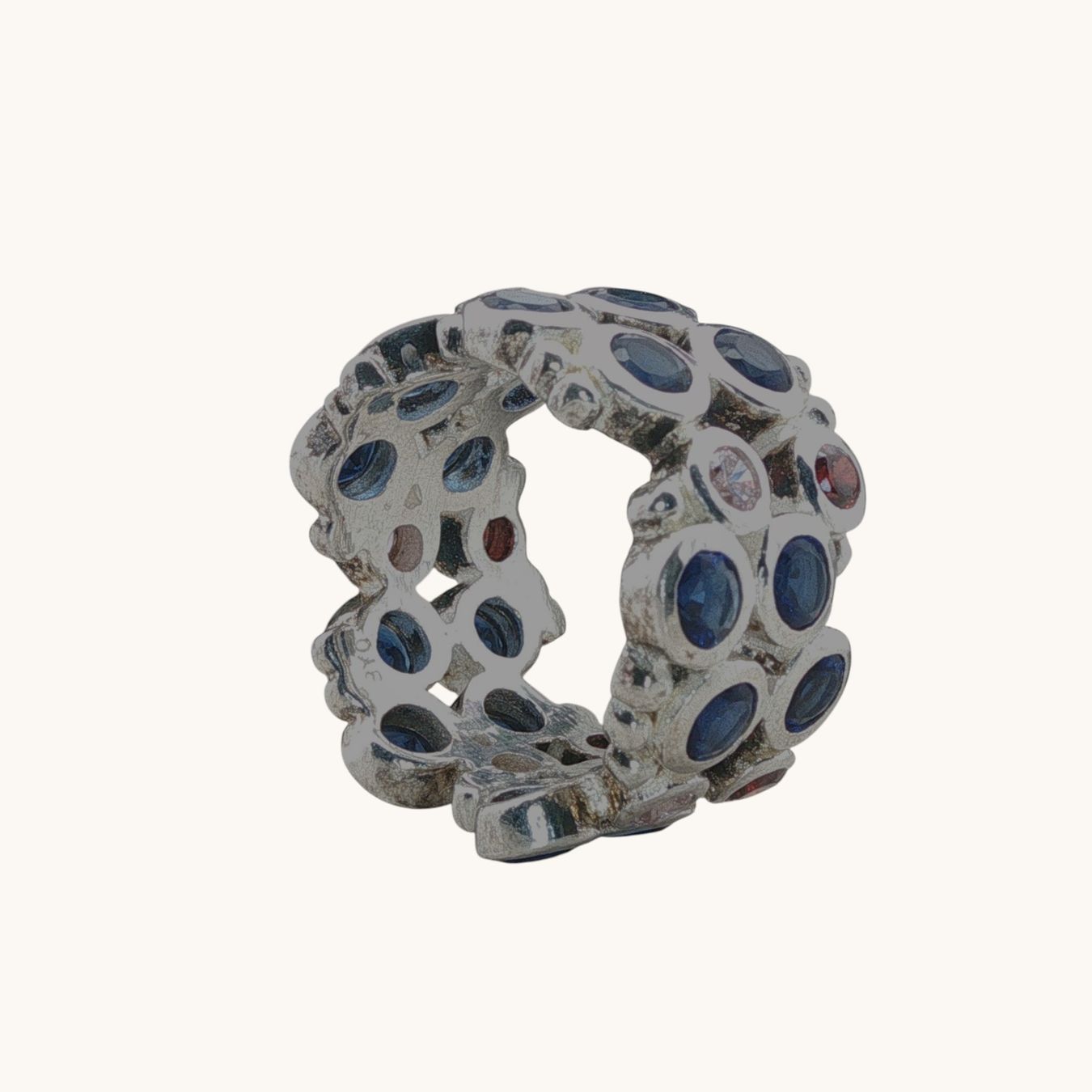 Olga Ribler Ringe: Ring Silber mit Saphiren Grösse 55 – Neu (gemäss Beschreibung) aus Luzern von MonikaS03 3