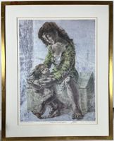 Hans Erni - Mutter mit Kind - signiert, nummeriert 37/500
