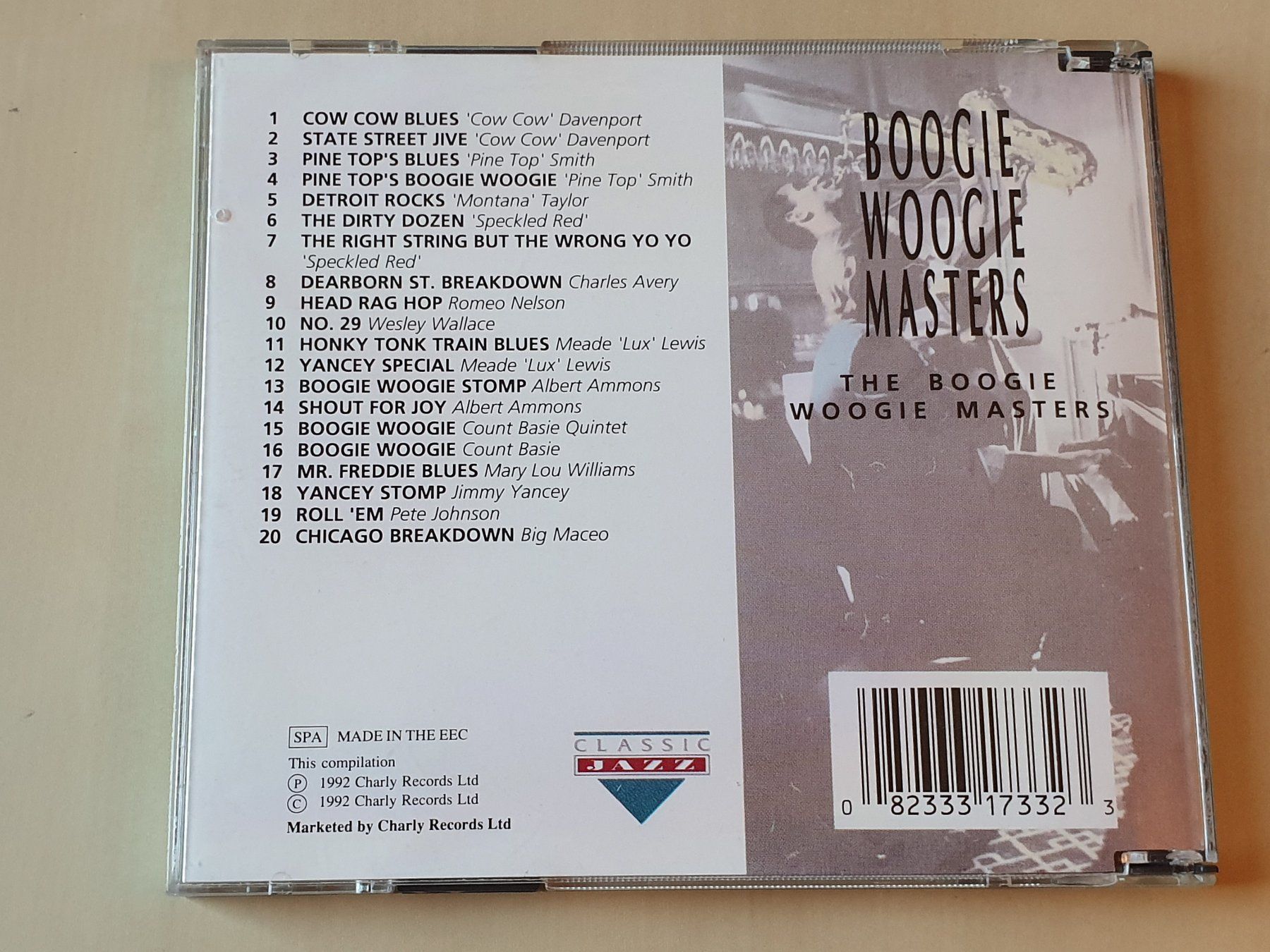 CD: The Boogie Woogie Masters – Usato da Stansstad venduto da collectorsshop 1