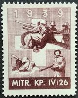 Soldatenmarke 2.WK, Mitr Kp IV/26, braunviolett, Wi Inf 240