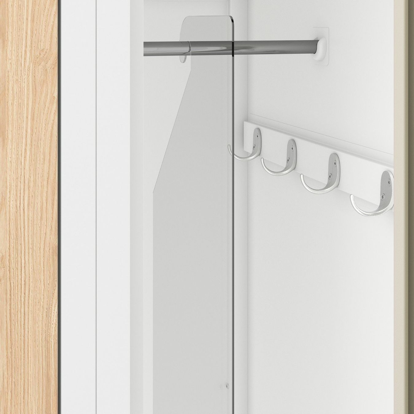 Schränke: Schliessfachschrank 2 Fächer - Weiss/Holzoptik – Neu und originalverpackt aus Wallenwil von toesstal-vertrieb 6
