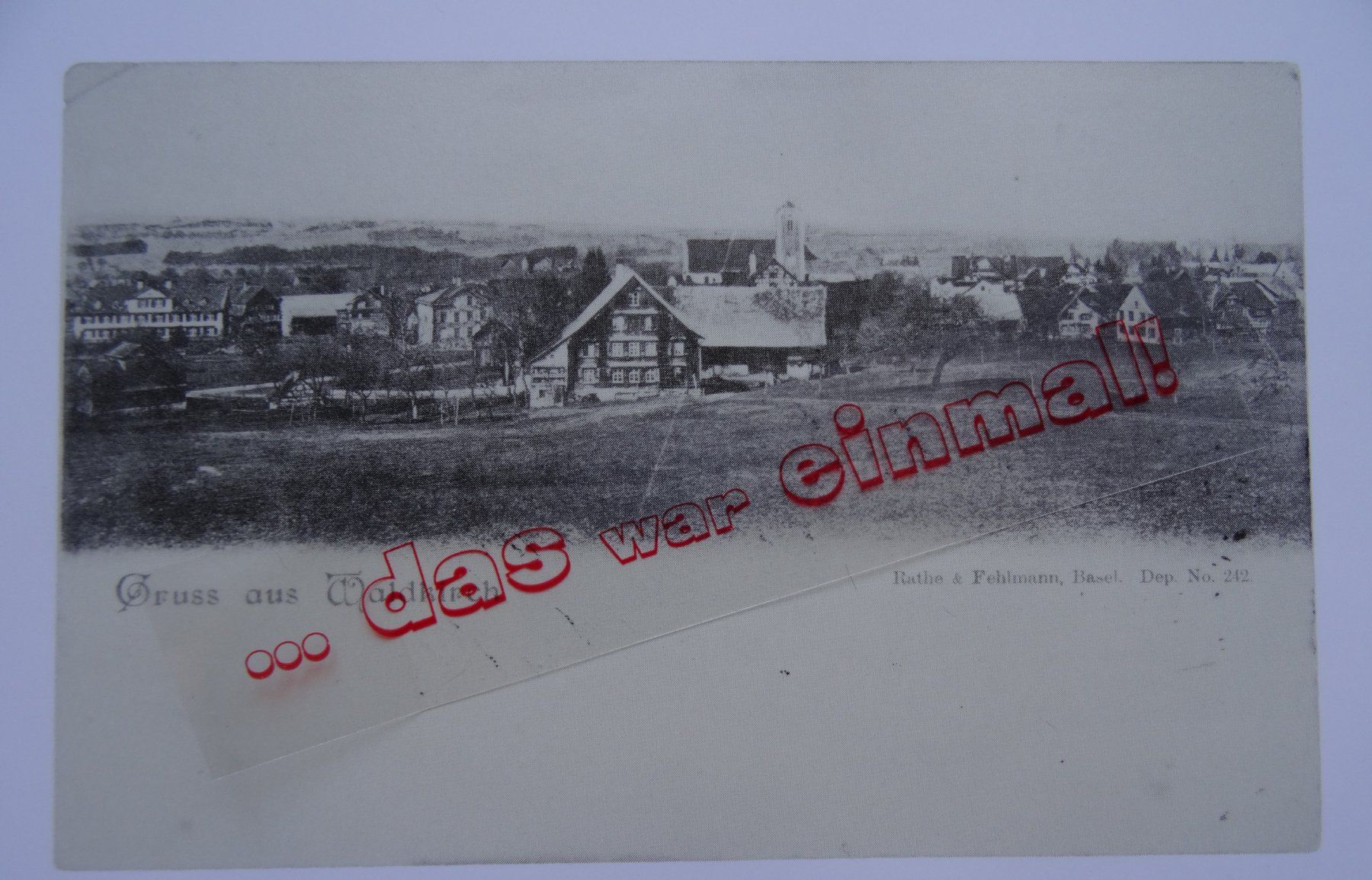 Cartoline postali: St. Gallen Waldkirch anno 1899 – Usato da Safnern venduto da Wstussi