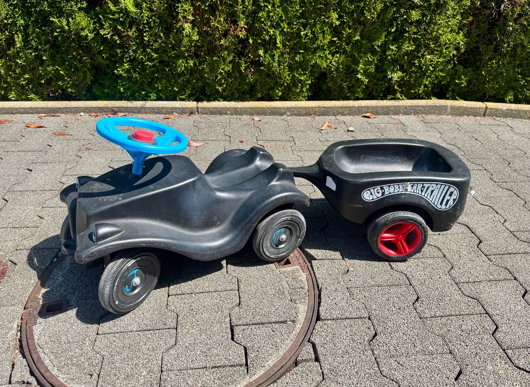 Big Veicoli per bambini: Bobby Car mit Angänger schwarz – Usato da Reichenburg venduto da bibo222 3