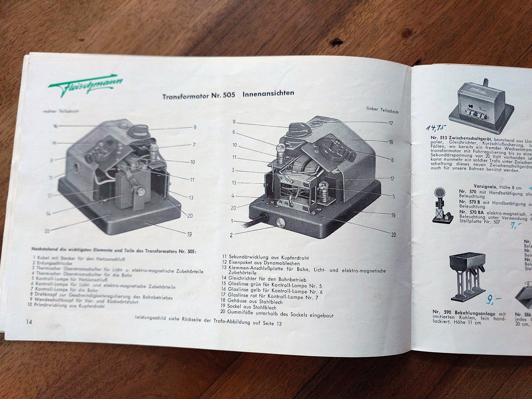 Revues & Magazines: Fleischmann - alter Katalog - Spur 0 – D'occasion à Schönenwerd par Steidi 5