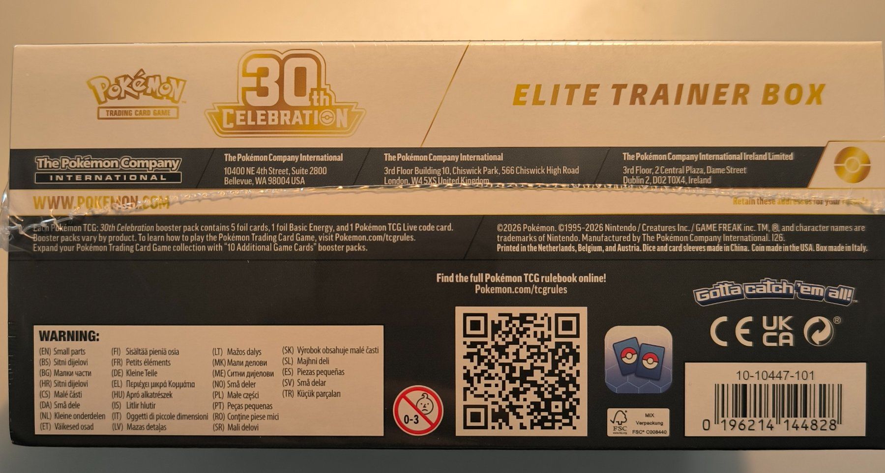 Pokémon Sammelbilder & Trading cards: 30th Celebration Elite Trainer Box - ETB EN – Neu und originalverpackt aus Oberrieden von ohhboy 6