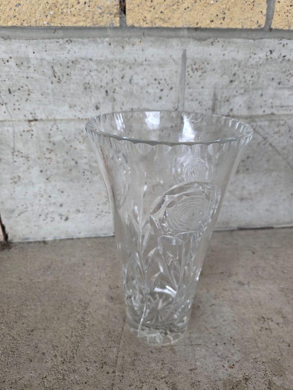 Vasi & Recipienti: Kristall Glas Vase Rose 31 cm – Usato da Walterswil BE venduto da Lonitti 9