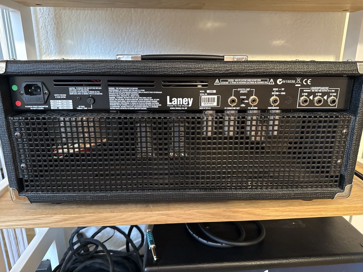 Laney Amplificatori: Laney LH50 - EL34 50 Watt Topteil – Usato da Watt venduto da flavio_1996 1