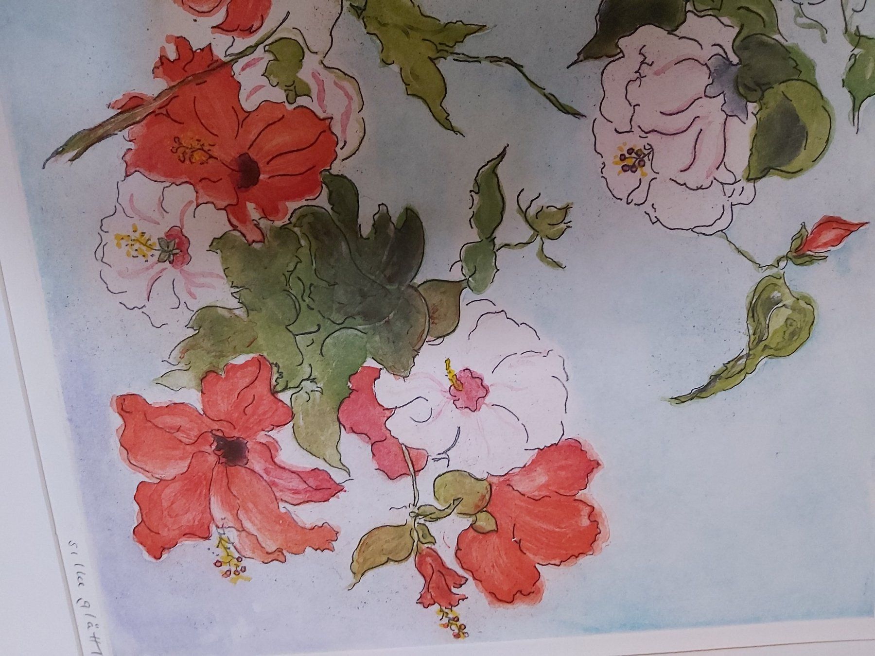 Foto & Immagini: Grösseres Silke Glättli Bild. Blumen – Usato da Winterthur venduto da Goldpipau 5