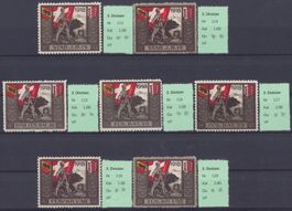 Steckkarte I. WK 1914/18 .... Diverse