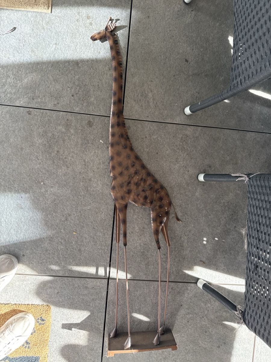 Tutte le decorazioni: riesige Metall Deko Figur, H 119 cm – Usato da Amriswil venduto da used2use 1
