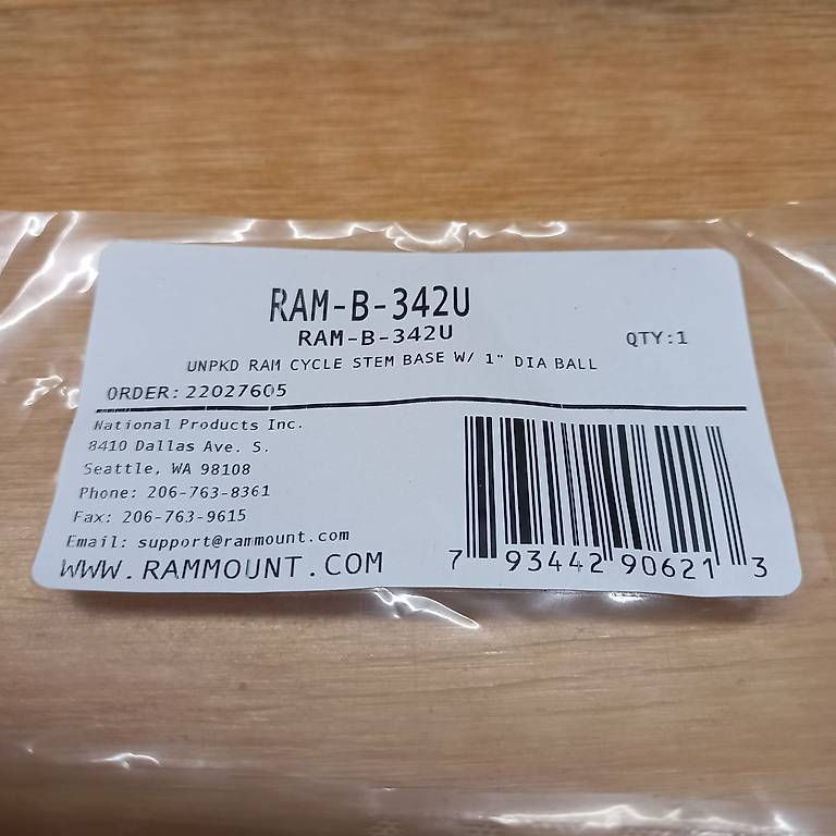 Staffe: Ram Mount Basis Satz mit 1" Kugel Handyhalter Motorrad – Nuovo e nell'imballaggio originale da Belp venduto da hondacbr900 1