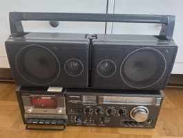 Toshiba Ghettoblaster Radiorecorder rar revidiert Cass.