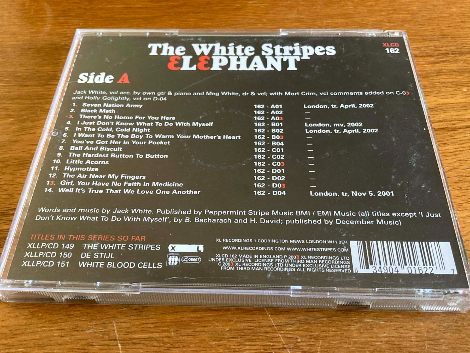 CD: The White Stripes - Elephant CD – Usato da Lausanne venduto da sim_bc8q 1