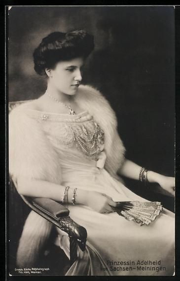 Ansichtskarten: Prinzessin Adelheid von Sachsen-Meininge – Gebraucht aus Berlin von bartko-reher