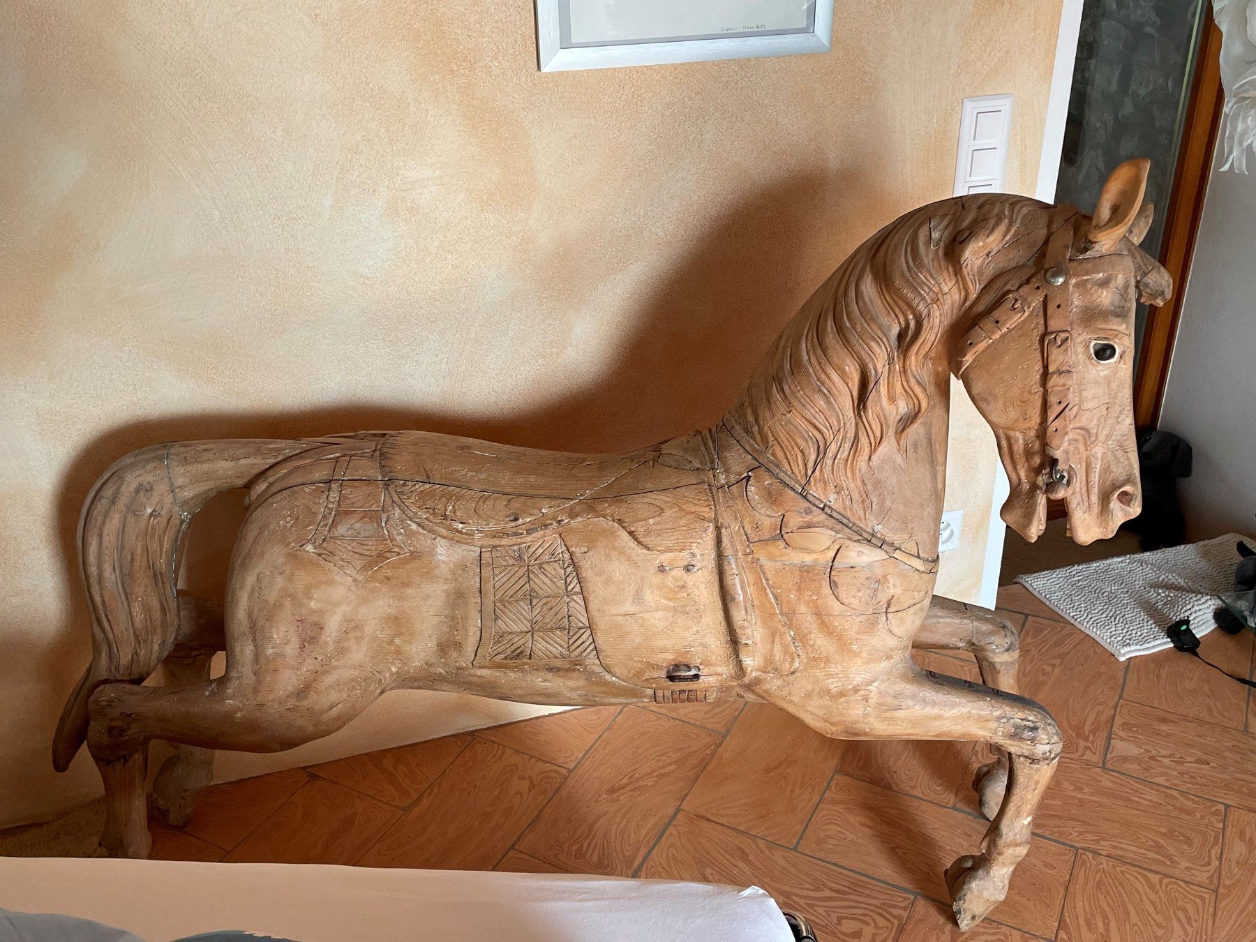 Holzartikel: Karussellpferd 19. Jh. – Gebraucht aus Vacallo von San_Giorgio