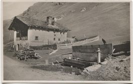 LANDWIRTSCHAFT/BAUERNHAUS 1939 Avers Obertal GR